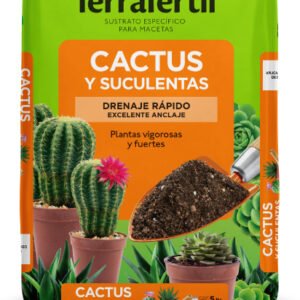 Sustrato Terrafertil Cactus y Suculentas